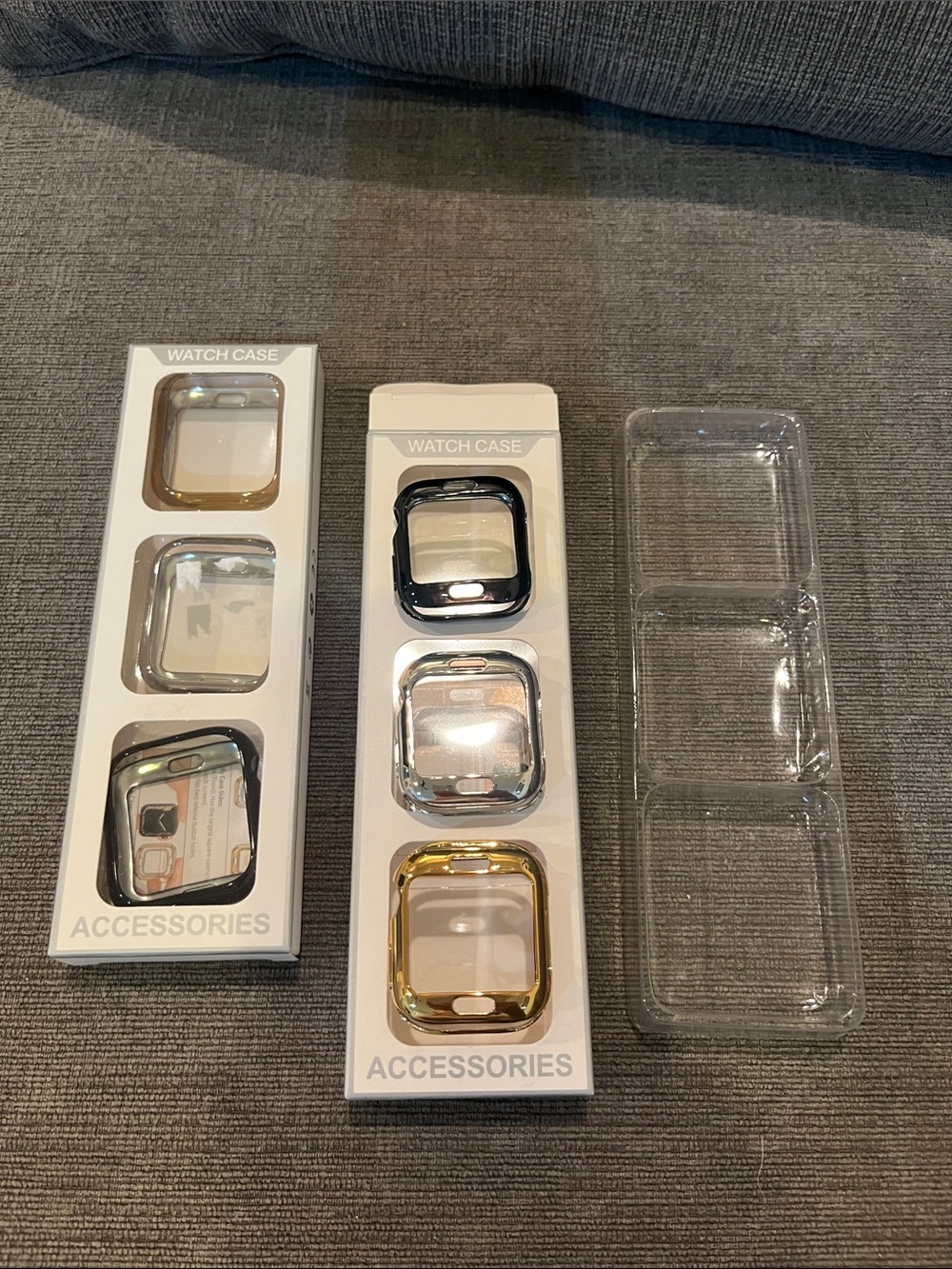 Accessorize Metallic iPhone  Watch Case Covers in Gold, Silver, and Black